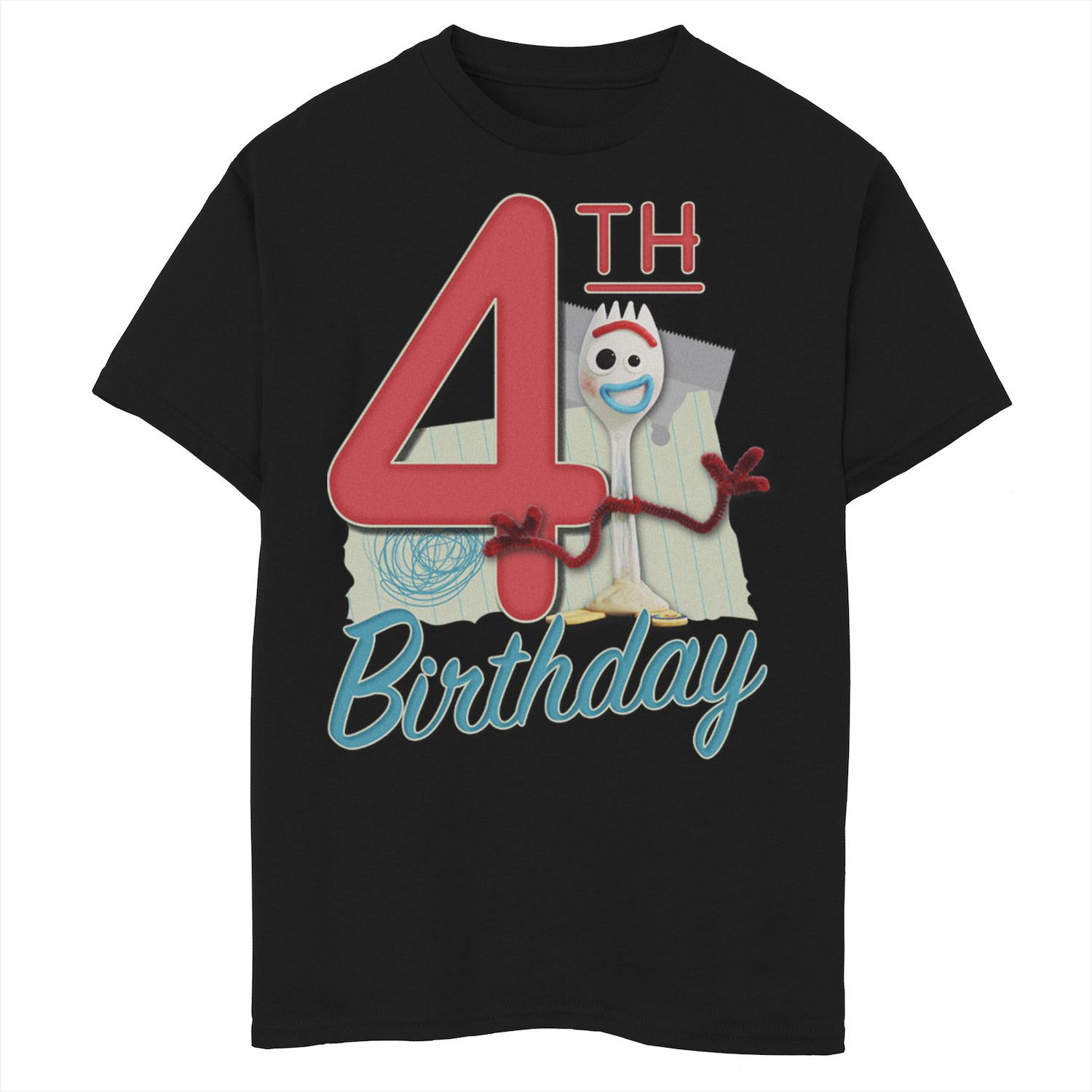 Image for Disney / Pixar Toy Story 4 Boys 8-20 Forky 4th Birthday Graphic Tee at Kohl's.