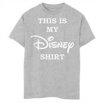 Disney's Boys 8-20 This Is My Disney Shirt Chest Logo Tee
