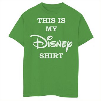 Disney's Boys 8-20 This Is My Disney Shirt Chest Logo Tee