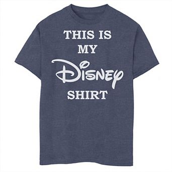 Disney's Boys 6-20 This Is My Disney Shirt Chest Logo Tee
