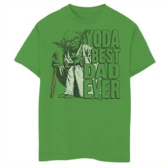 Boys 8-20 Star Wars Yoda Best Dad Ever Awesome Father Graphic Tee