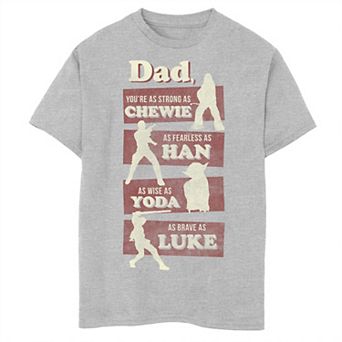Boys 8-20 Star Wars Dad You Are As Strong As Graphic Tee