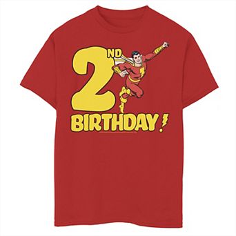 Boys 8-20 Justice League 2nd Birthday Graphic Tee