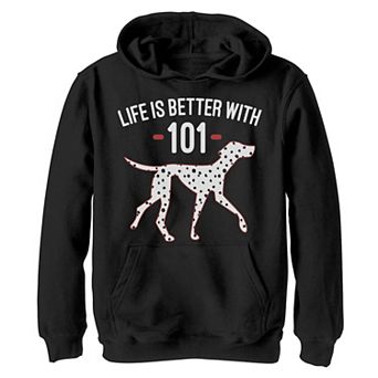 Disney's 101 Dalmatians Boys 8-20 Life Is Better With Dogs Fleece
