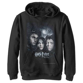 Boys 8-20 Harry Potter Prisoner Of Azkaban Harry Ron Hermione Poster Pullover Graphic Hoodie