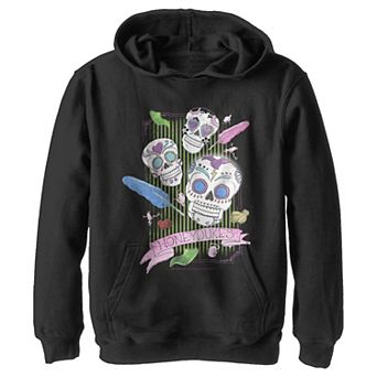 Boys 8-20 Harry Potter Candy Skulls Fleece Pullover Graphic Hoodie