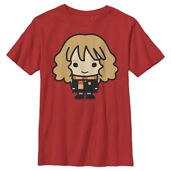 Boys 6-20 Harry Potter Hermione Granger Cute Cartoon Style Portrait Graphic Tee