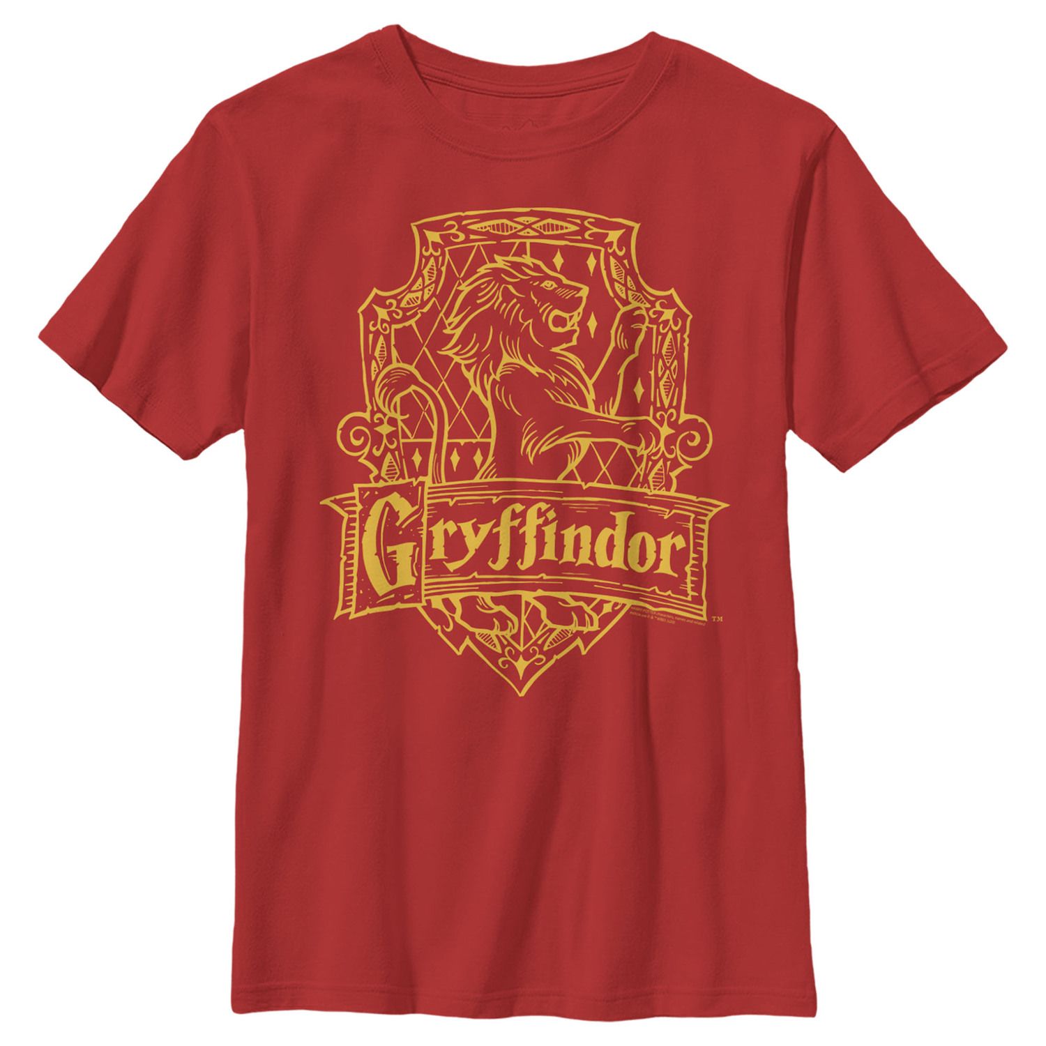 Image for Harry Potter Boys 8-20 Gryffindor Line Art Crest Graphic Tee at Kohl's.