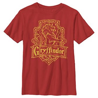 Boys 8-20 Harry Potter Gryffindor Line Art Crest Graphic Tee