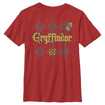 Boys 6-20 Harry Potter Gryffindor Pride Plaid 07 Graphic Tee