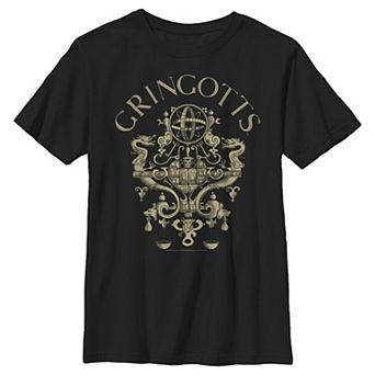 Boys 6-20 Harry Potter Gringotts Logo Graphic Tee