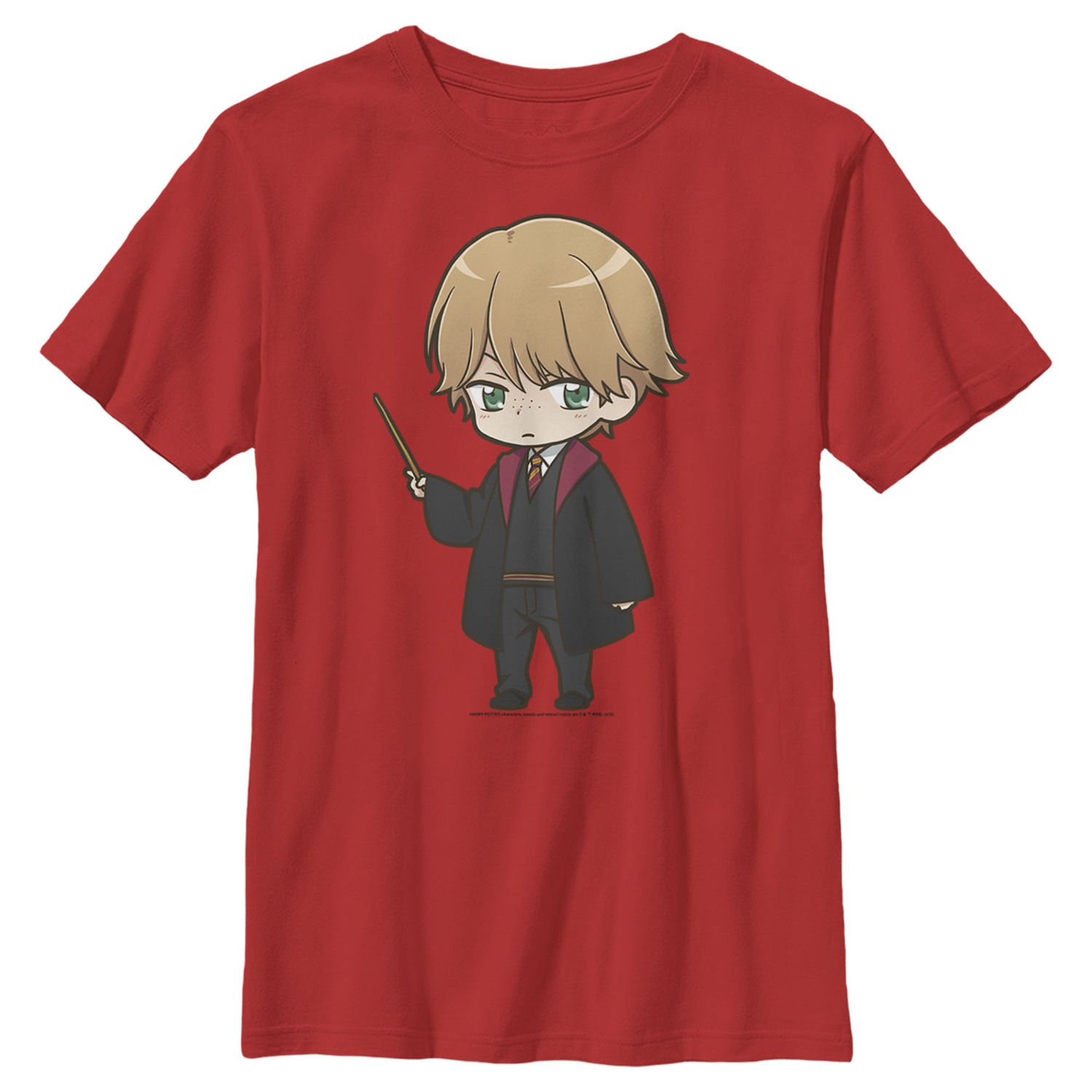 Image for Harry Potter Boys 8-20 Ron Weasley Anime Style Portrait Graphic Tee at Kohl's.