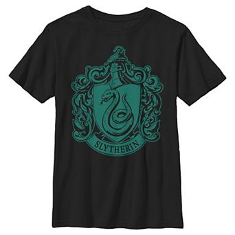 Boys 8-20 Harry Potter Slytherin Dark Badge Logo Graphic Tee
