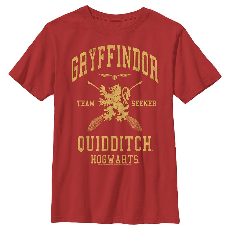Boys 8-20 Gryffindor Quidditch Seeker Graphic Tee, Boys, Size: XS, Red