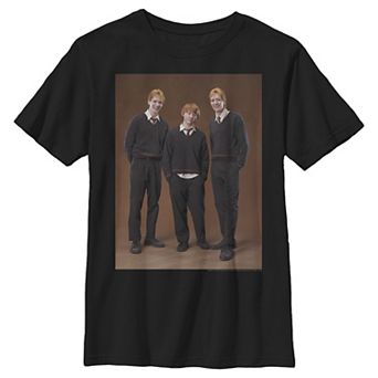 Boys 6-20 Harry Potter Weasley Brothers Photo Graphic Tee