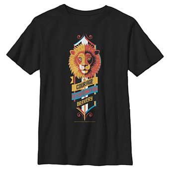 Boys 6-20 Harry Potter Gryffindor Courage Determination Bravery Logo Graphic Tee