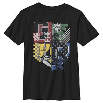 Boys 6-20 Harry Potter House Crests Graphic Tee