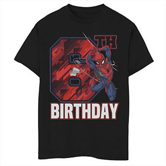 Boys 8-20 Marvel Spider-Man Web Swing 6th Birthday Graphic Tee