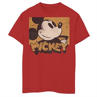 Disney's Mickey Mouse & Friends Boys 8-20 Mickey Sepia Tone Portrait Graphic Tee
