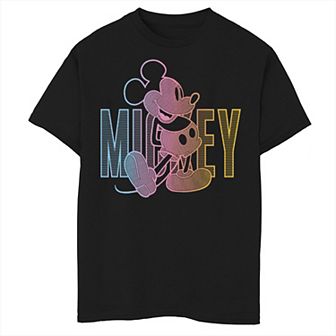 Disney's Mickey Mouse Boys 8-20 Gradient Outline Graphic Tee