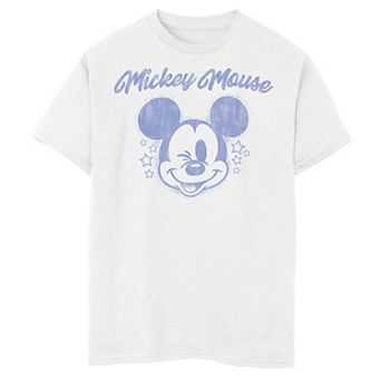 Disney's Mickey Mouse & Friends Boys 8-20 Mickey Mouse Star Stamp Graphic Tee