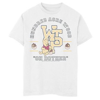 Disney's Winnie The Pooh Boys 8-20 Hundred Acre Wood Collegiate Graphic Tee