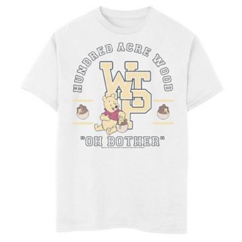 Disney's Winnie The Pooh Boys 6-20 Hundred Acre Wood Collegiate Graphic Tee
