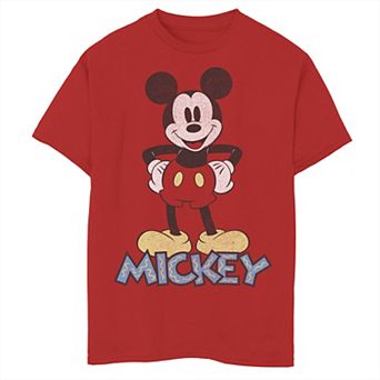 Disney's Mickey Mouse Boys 8-20 90's Mickey Mouse Graphic Tee