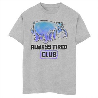 Disney's Winnie The Pooh Boys 8-20 Eeyore Always Tired Club Graphic Tee