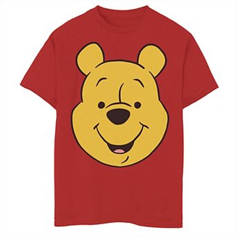 Disney's Winnie The Pooh Boys 8-20 Pooh Bear Large Face Graphic Tee
