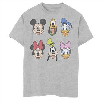 Disney's Mickey Mouse Boys 6-20 Classic Trending Stack Graphic Tee