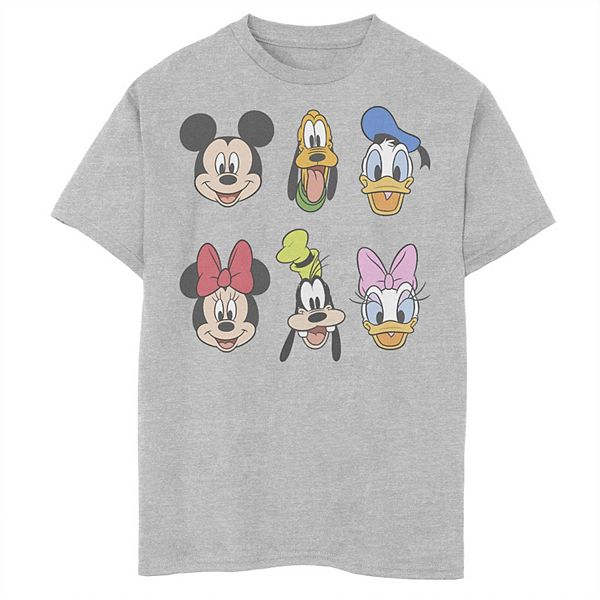 Disney's Mickey Mouse Boys 8-20 Classic Trending Stack Graphic Tee