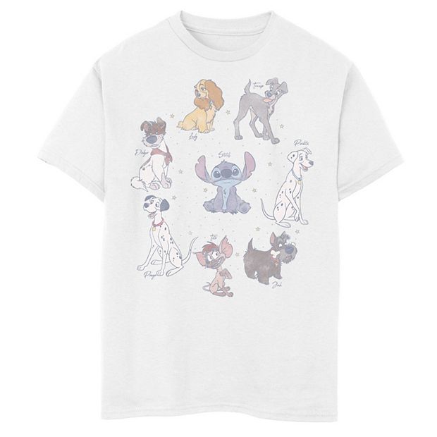 Disney Boys 8 20 Classic Disney Dogs Graphic Tee