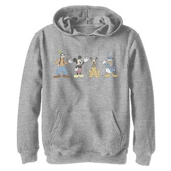 Disney's Mickey Mouse Boys 8-20 Group Line Up Pullover Graphic Hoodie