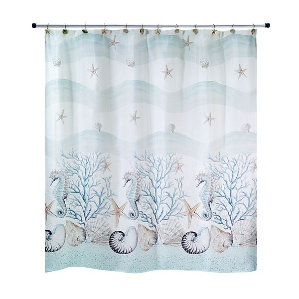 Avanti Coastal Terrazzo Shower Curtain