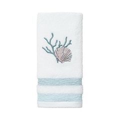 Kohls Celebrate Fall Hand Towel Fingertip Towel Set 2 Beige Fall Leaves Leaf NWT 