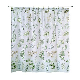 Avanti Ombre Leaves Shower Curtain