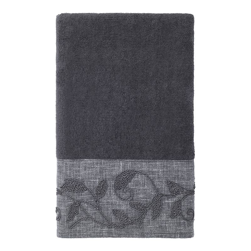Avanti Linetto Cord Hand Towel, Grey