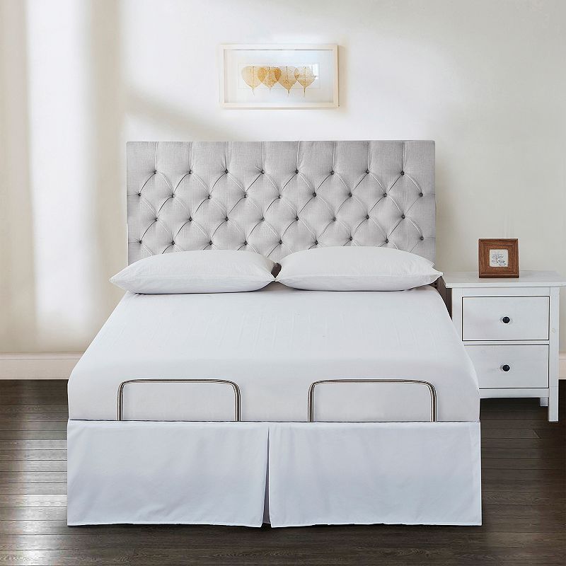 Bed Makers Adjustable Bed Wrap-Around 15  Tailored Bed skirt  King
