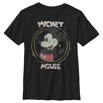 Disney's Mickey Mouse & Friends Boys 8-20 Spotty Mickey Mouse Portrait Graphic Tee