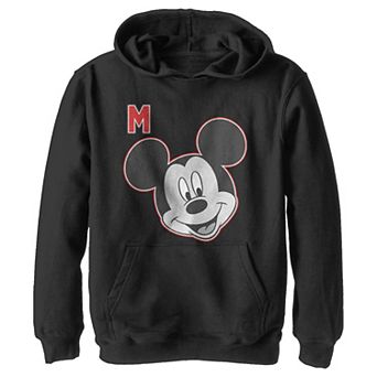 Disney's Mickey Mouse Boys 8-20 Varsity Letter Face Pullover Graphic Hoodie