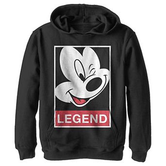 Disney's Mickey Mouse Boys 8-20 Legend Winking Portrait Pullover Graphic Hoodie
