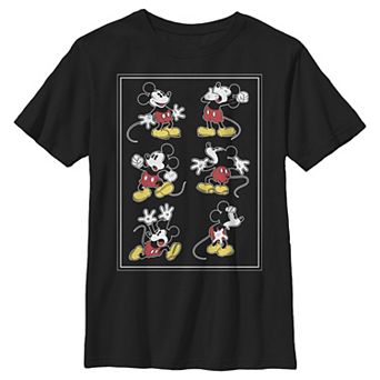 Disney's Mickey Mouse Boys 8-20 Many Emotions Border Graphic Tee