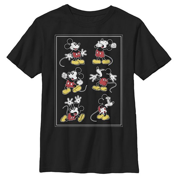 Disney's Mickey Mouse Boys 8-20 Many Emotions Border Graphic Tee