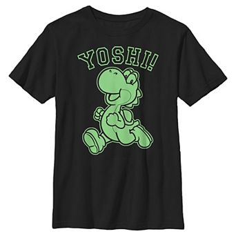 Boys 6-20 Nintendo Super Mario Yoshi Green Run Classic Graphic Tee