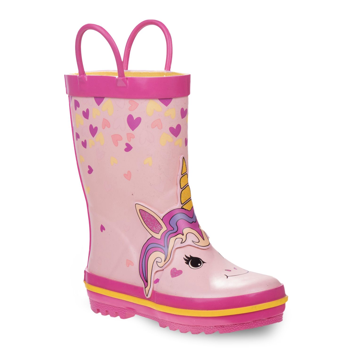 kohls girls rain boots