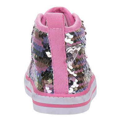 Laura Ashley Sequin Toddler Girls' High Top Shoes