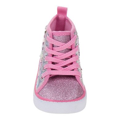Laura Ashley Sequin Toddler Girls' High Top Shoes