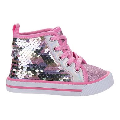 Laura Ashley Sequin Toddler Girls' High Top Shoes