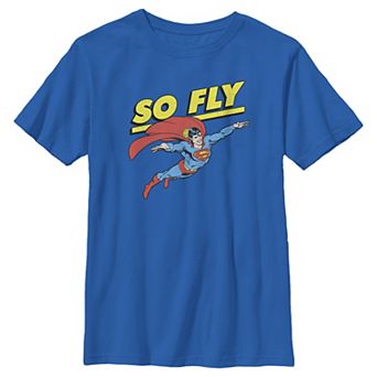 Boys 8-20 DC Comics Superman So Fly Portrait Graphic Tee